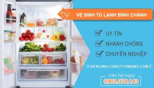 dịch vụ vệ sinh tủ lạnh bình chánh