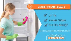 dịch vụ vệ sinh tủ lạnh quận 8