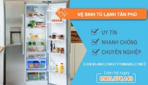 dịch vụ vệ sinh tủ lạnh tân phú