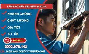 làm sao biết điều hoà bị xì gas