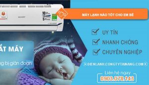 máy lạnh nào tốt cho em bé