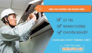 sửa điều hòa không lên nguồn điện