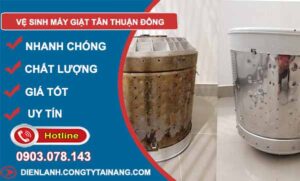 dịch vụ vệ sinh máy giặt tân thuận đông