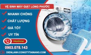 thợ vệ sinh máy giặt long phước