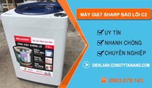 Nguyên nhân Máy Giặt Sharp báo lỗi C2
