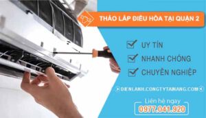 Tháo Lắp Điều Hòa Tại Quận 2