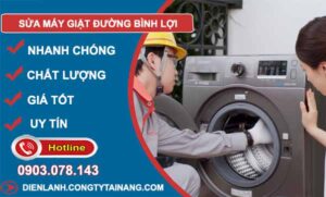 dịch vụ sửa máy giặt đường bình lợi