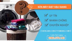 dịch vụ sửa máy giặt hậu giang