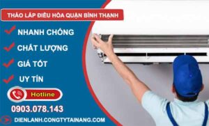 dịch vụ tháo lắp điều hoà quận bình thạnh