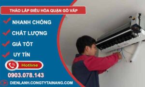 dịch vụ tháo lắp điều hoà quận gò vấp