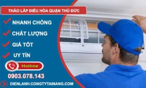 dịch vụ tháo lắp điều hoà quận thủ đức