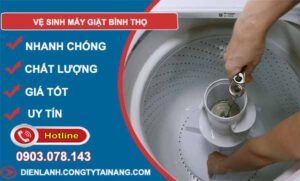dịch vụ vệ sinh máy giặt bình thọ