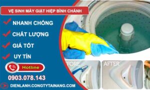 dịch vụ vệ sinh máy giặt hiệp bình chánh