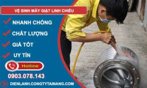 dịch vụ vệ sinh máy giặt linh chiểu