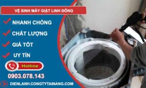 dịch vụ vệ sinh máy giặt linh đông