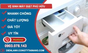 dịch vụ vệ sinh máy giặt phú hữu