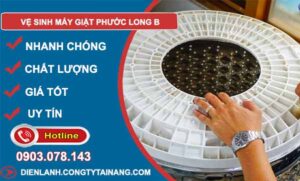 dịch vụ vệ sinh máy giặt phước long b
