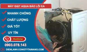 khắc phục máy giặt aqua báo lỗi ea