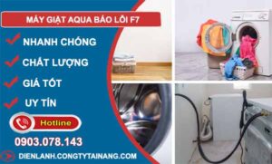 khắc phục máy giặt aqua báo lỗi f7