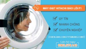 khắc phục máy giặt hitachi báo lỗi f1
