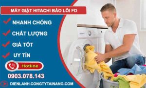 khắc phục máy giặt hitachi báo lỗi fd