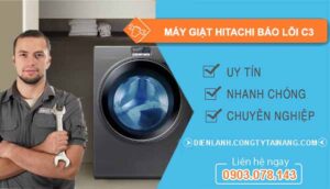 nguyên nhân máy giặt hitachi báo lỗi c3