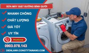 sửa máy giặt đường bình quới