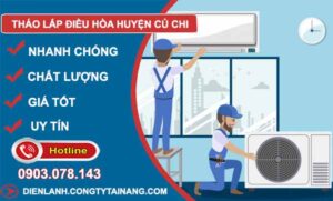 thợ tháo lắp điều hoà huyện củ chi