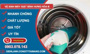 thợ vệ sinh máy giặt bình hưng hoà b