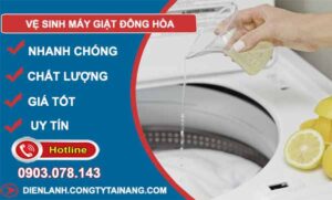 thợ vệ sinh máy giặt đông hoà