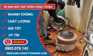 thợ vệ sinh máy giặt đông hưng thuận