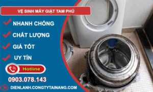 thợ vệ sinh máy giặt tam phú