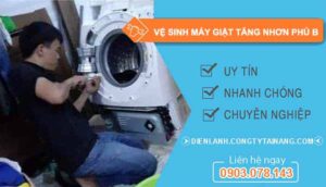 thợ vệ sinh máy giặt tăng nhơn phú b
