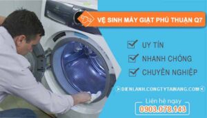 vệ sinh máy giặt phú thuận quận 7