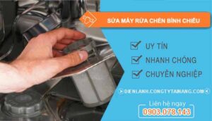 dịch vụ sửa máy rửa chén bình chiều