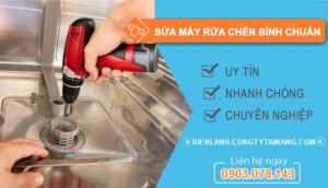 dịch vụ sửa máy rửa chén bình chuẩn