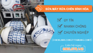 dịch vụ sửa máy rửa chén bình hoà