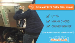 dịch vụ sửa máy rửa chén bình nhâm