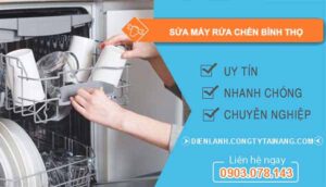 dịch vụ sửa máy rửa chén bình thọ