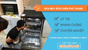 dịch vụ sửa máy rửa chén phú thuận