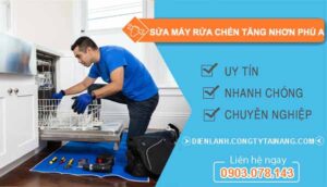 dịch vụ sửa máy rửa chén tăng nhơn phú a