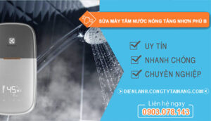 dịch vụ sửa máy tắm nước nóng tăng nhơn phú b