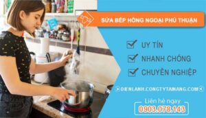 sửa bếp hồng ngoại phú thuận