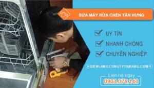 sửa máy rửa chén tân hưng