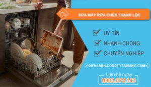 sửa máy rửa chén thạnh lộc