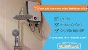 sửa máy tắm nước nóng bình hưng hoà b