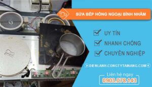 dịch vụ sửa bếp hồng ngoại bình nhâm