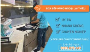 dịch vụ sửa bếp hồng ngoại lái thiêu