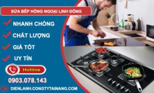 dịch vụ sửa bếp hồng ngoại linh đông