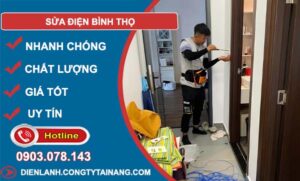 dịch vụ sửa điện bình thọ